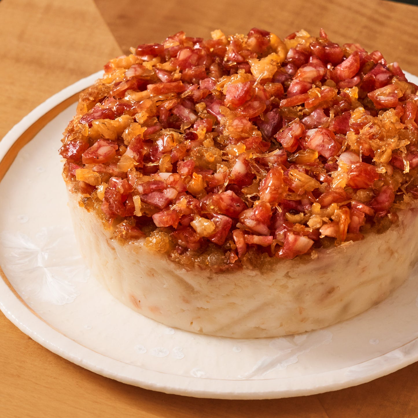 Carrot Cake with Chinese Sausage | 腊味箩卜糕