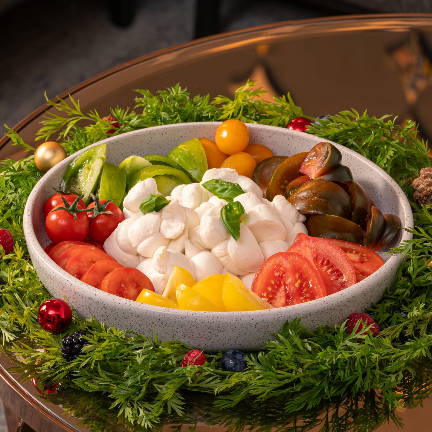 Heirloom Tomato and Treccia Mozzarella