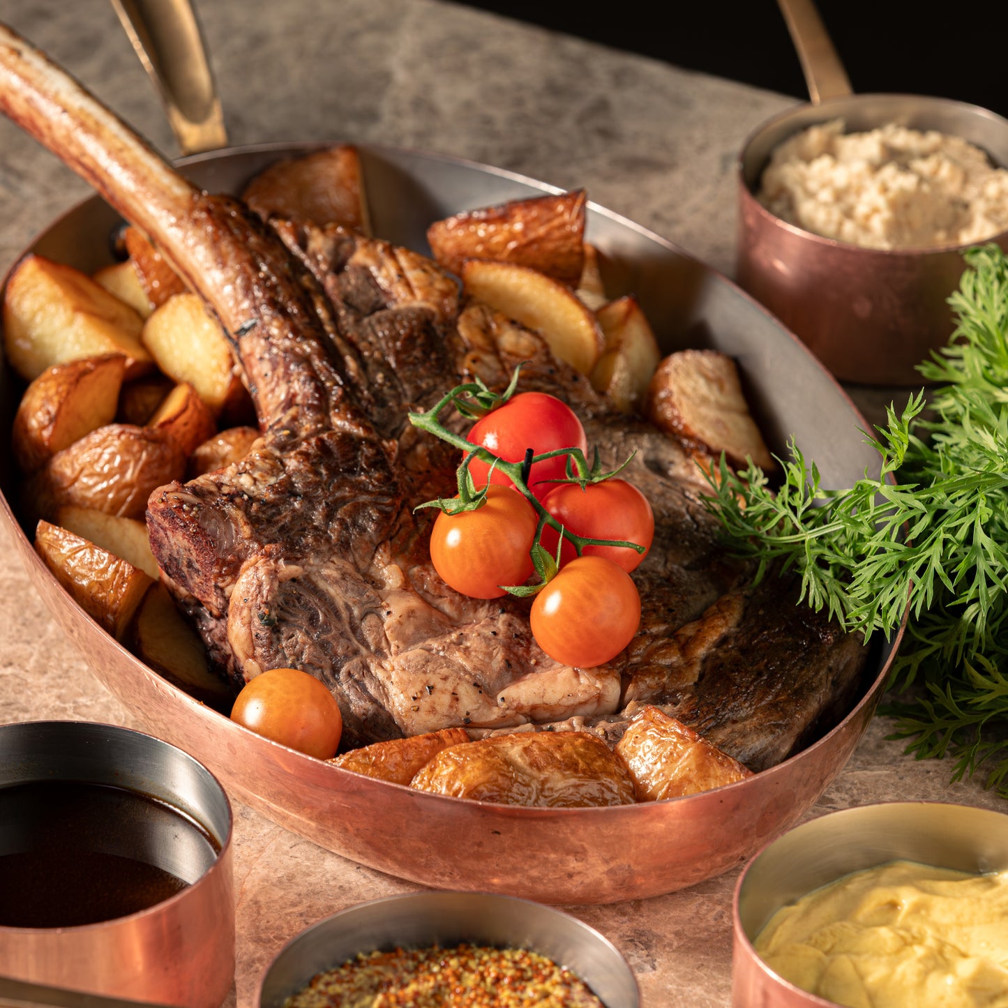 Sanchoku Wagyu Beef Tomahawk