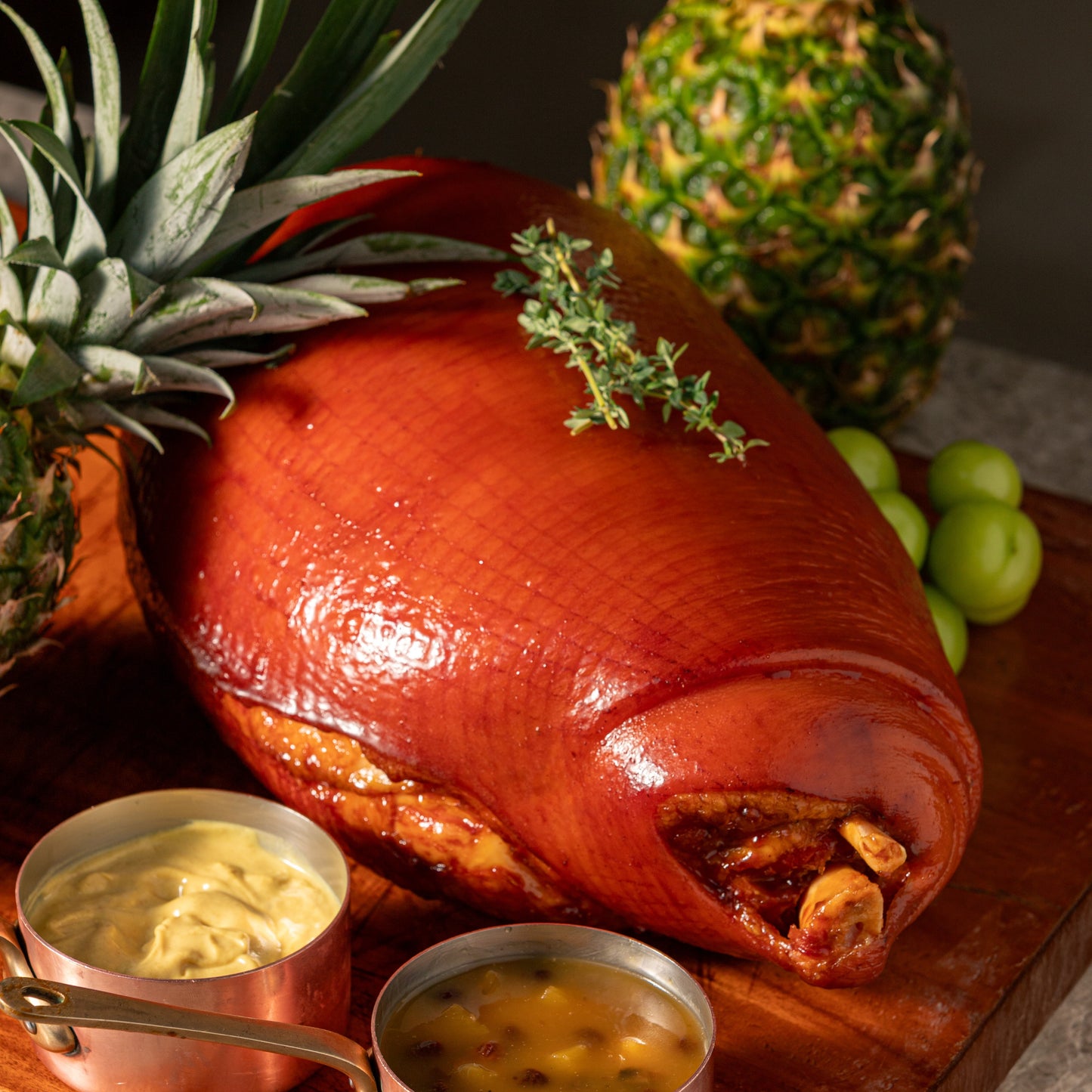 Honey-Mustard Glazed Bone-in Half-Bone Ham