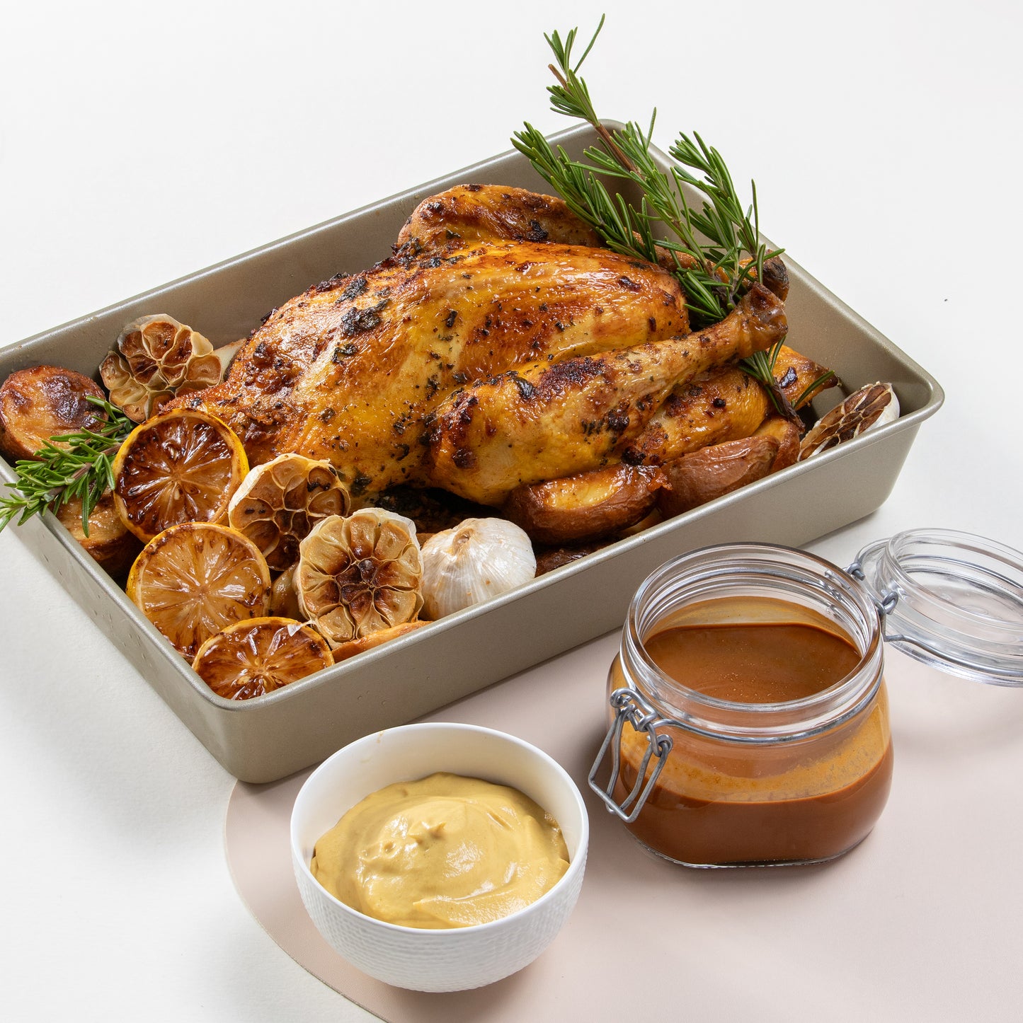 Oven-Roasted French Yellow Chicken