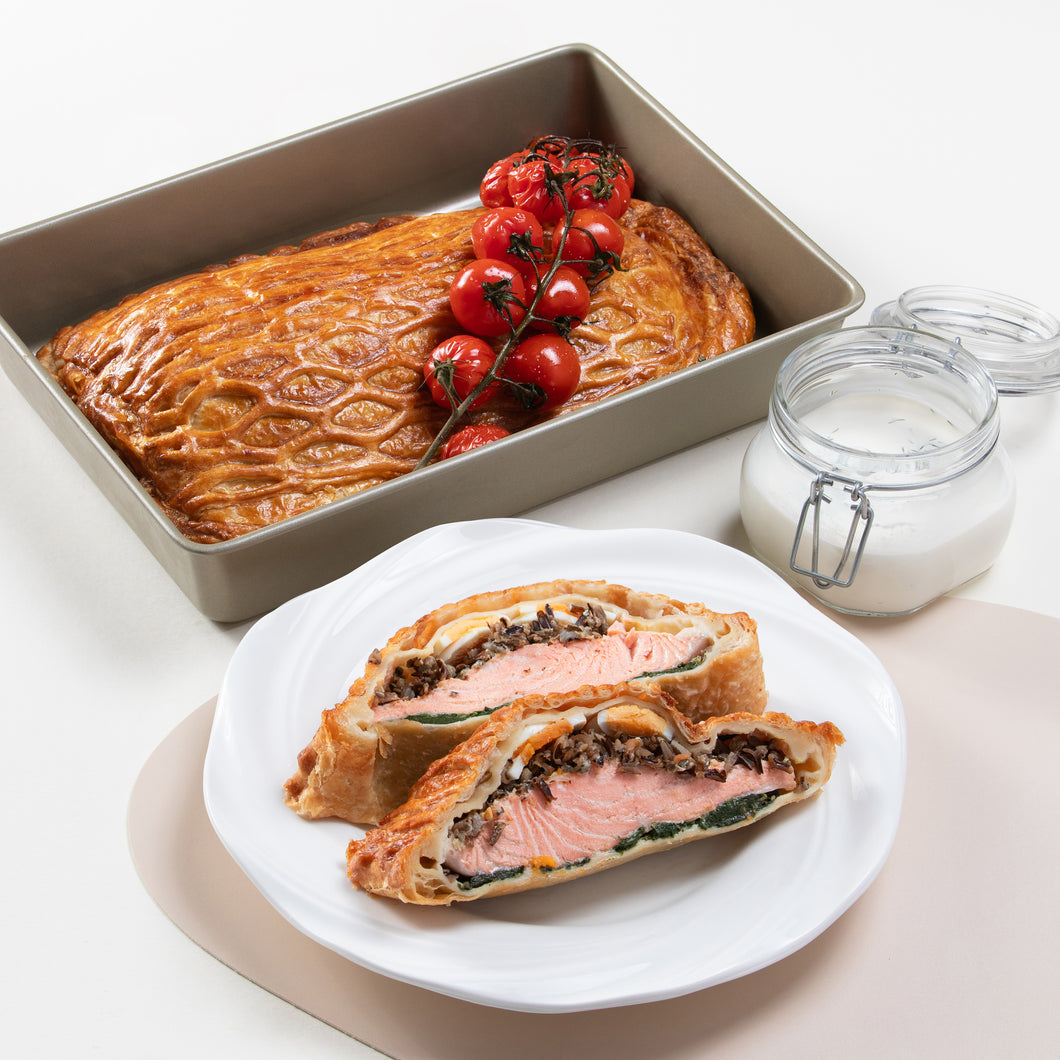 Baked Norwegian Salmon Puff Pastry