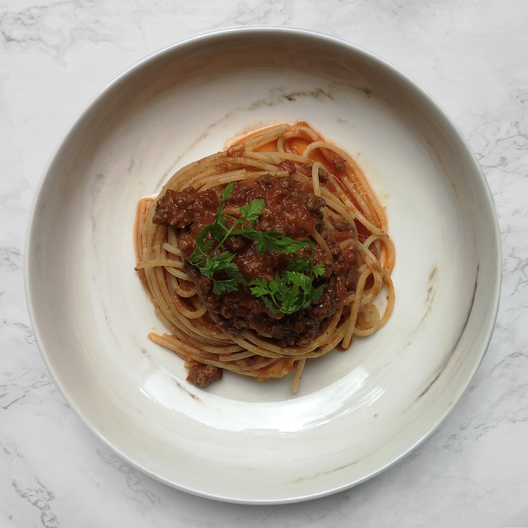 Spaghetti Bolognese – Parmesan, Parsley